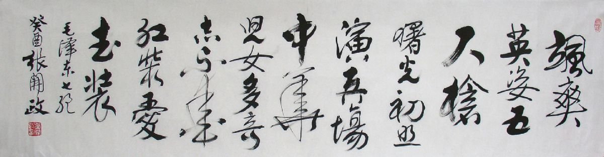 张开政书法作品欣赏