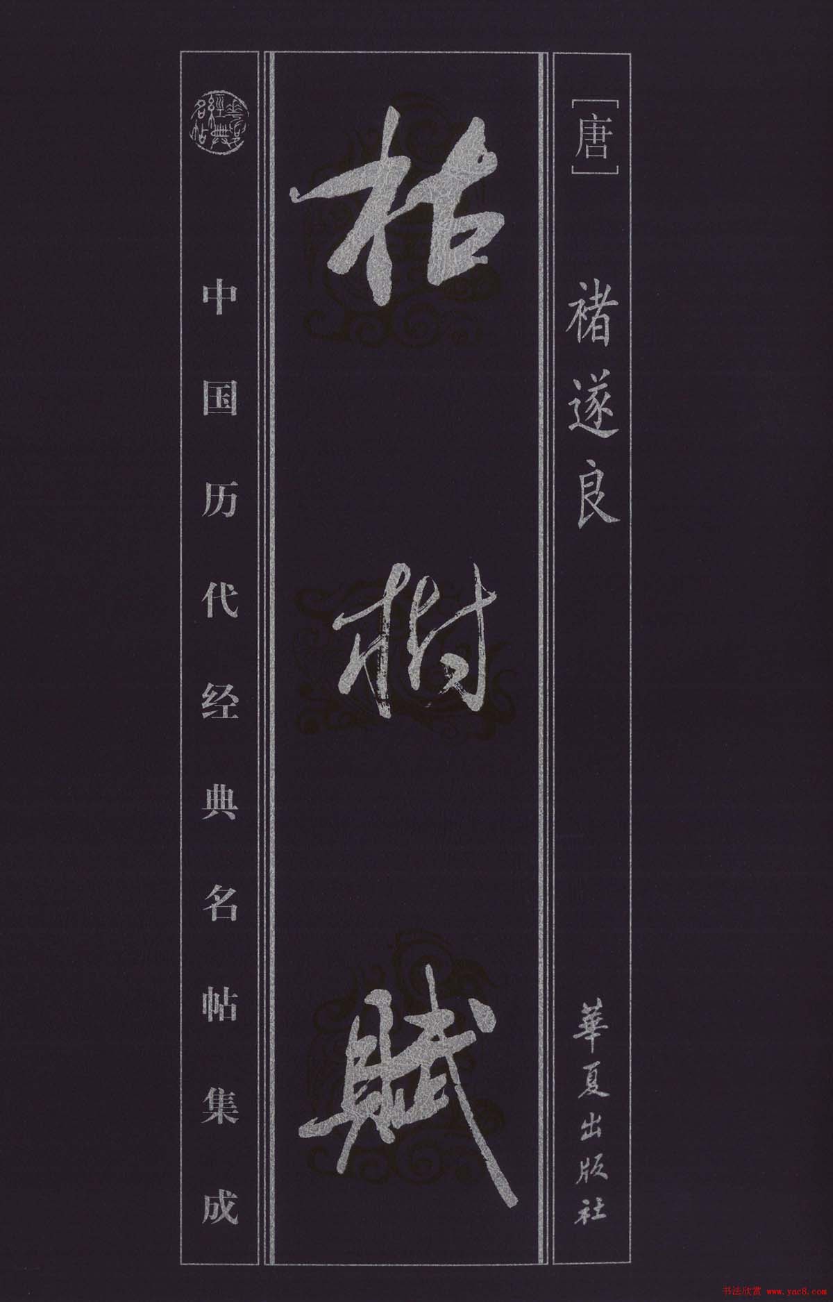 褚遂良书法欣赏《枯树赋》(大图)