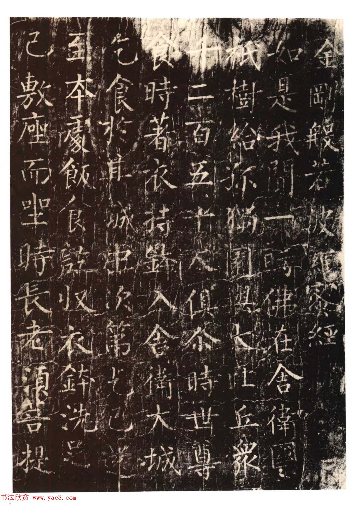 柳体楷书字帖《柳公权金刚经》