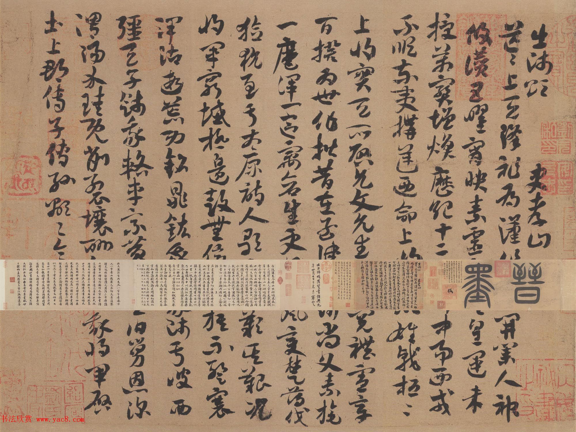 晋代索靖章草书法出师颂全卷高清TIF下载