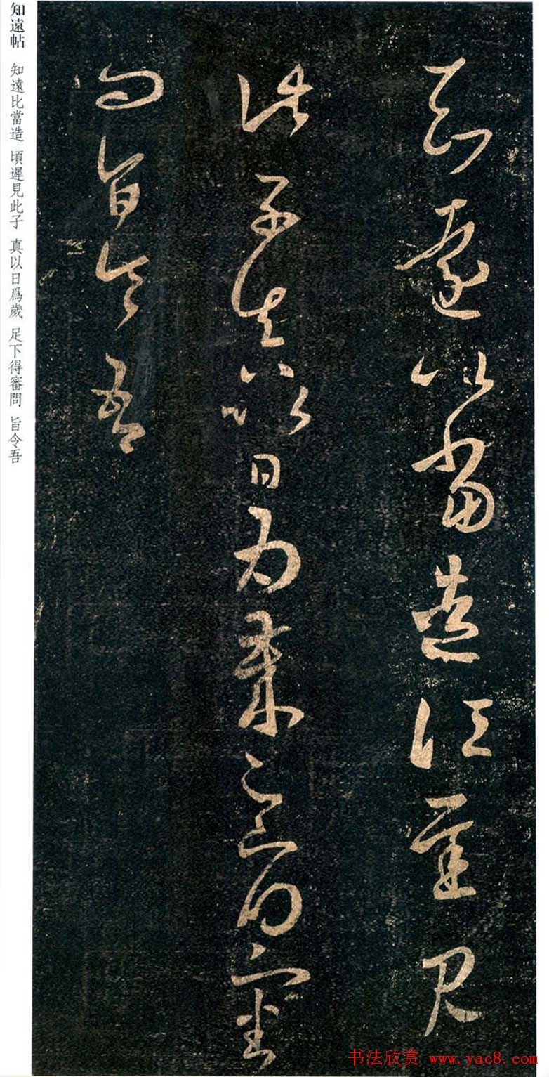 王羲之草书欣赏《知远帖》三种