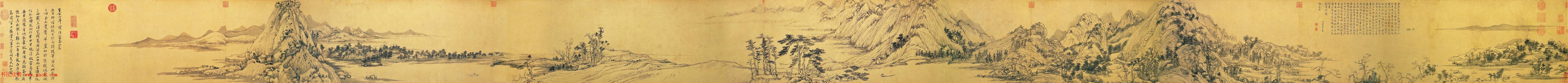 中国十大传世名画之《富春山居图》台北故宫博物院藏 中国十大传世名画之《富春山居图》台北故宫博物院藏