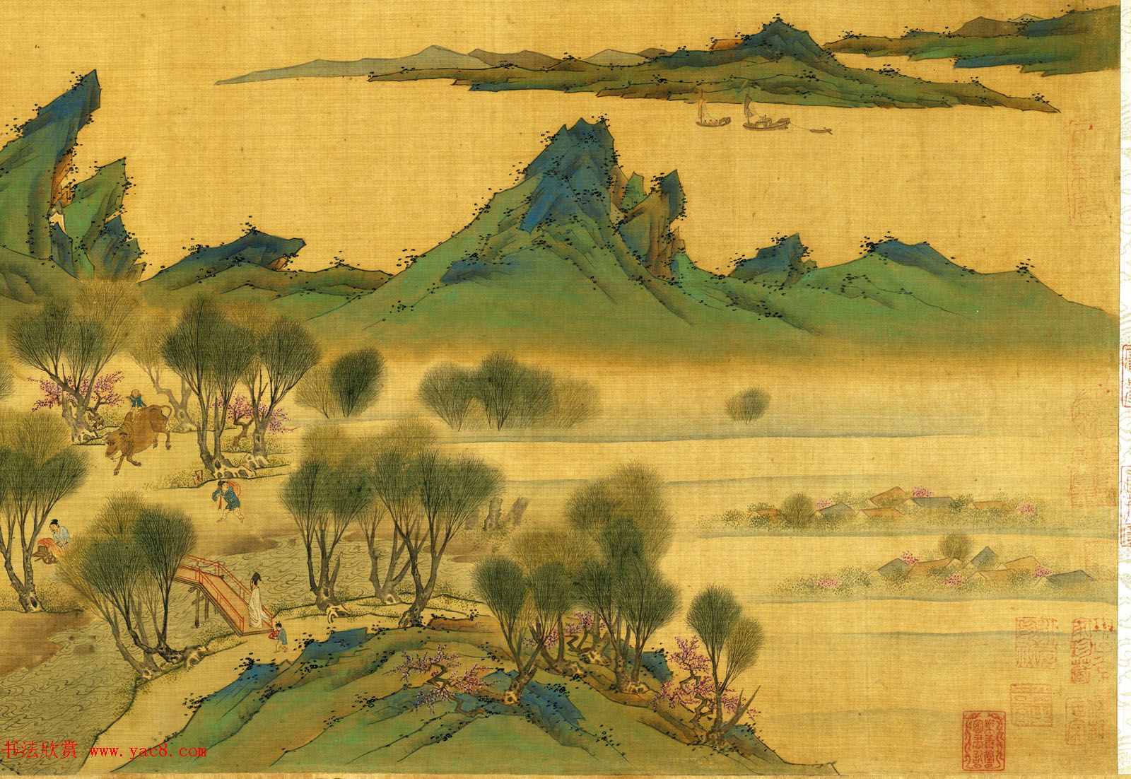 明代仇英绘画欣赏《清明上河图》