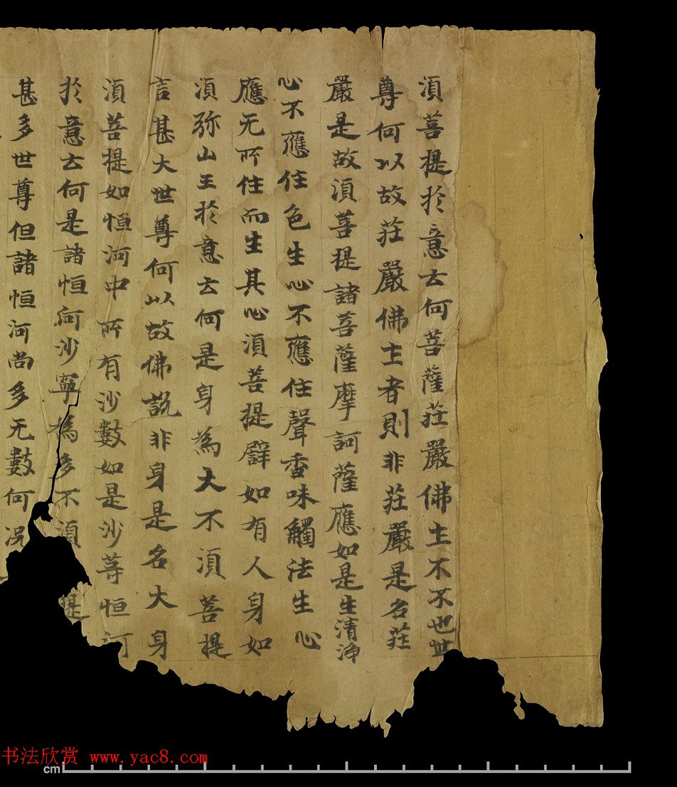 敦煌写经《金刚般若波罗密经》日本龙谷大学大宫图书馆藏