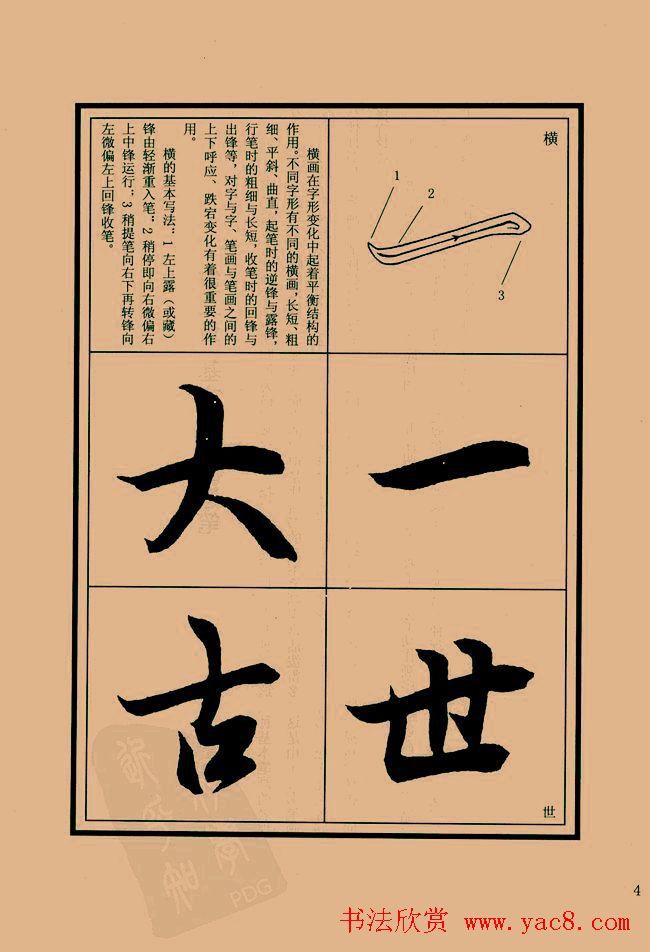 书法教程图文《兰亭序笔法详析》