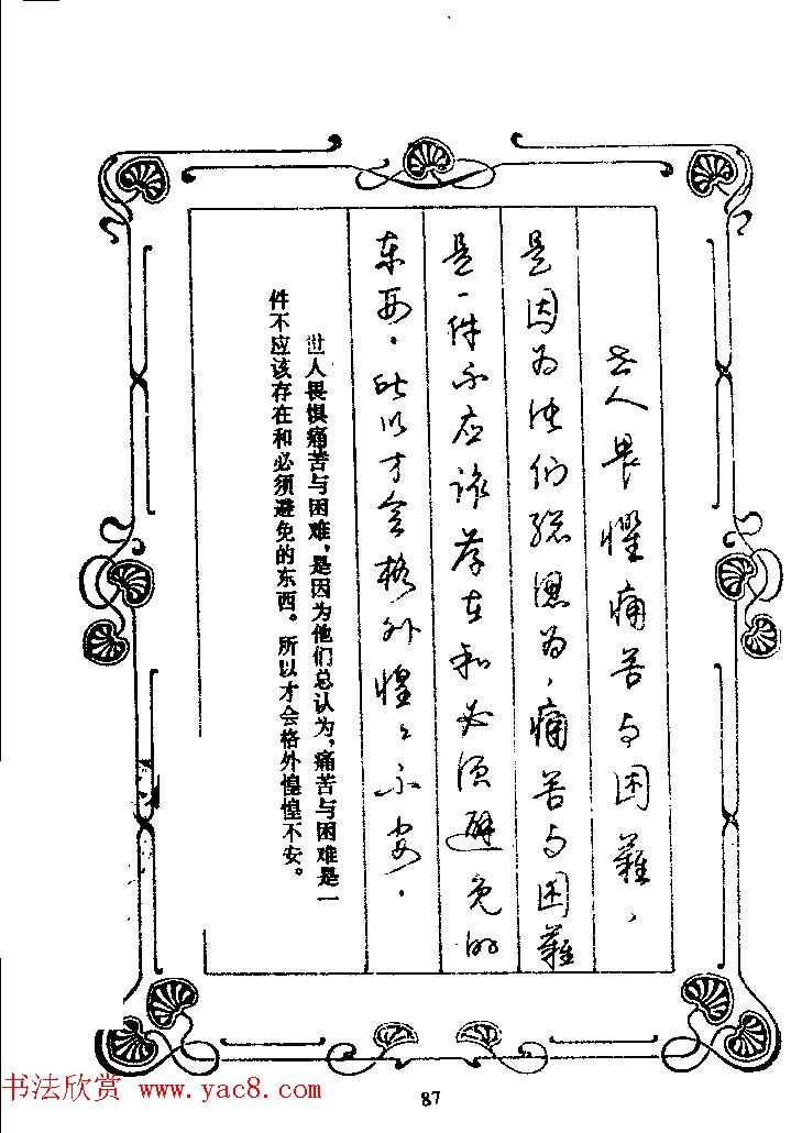 赵忱硬笔书法字帖《罗兰小语钢笔书法》