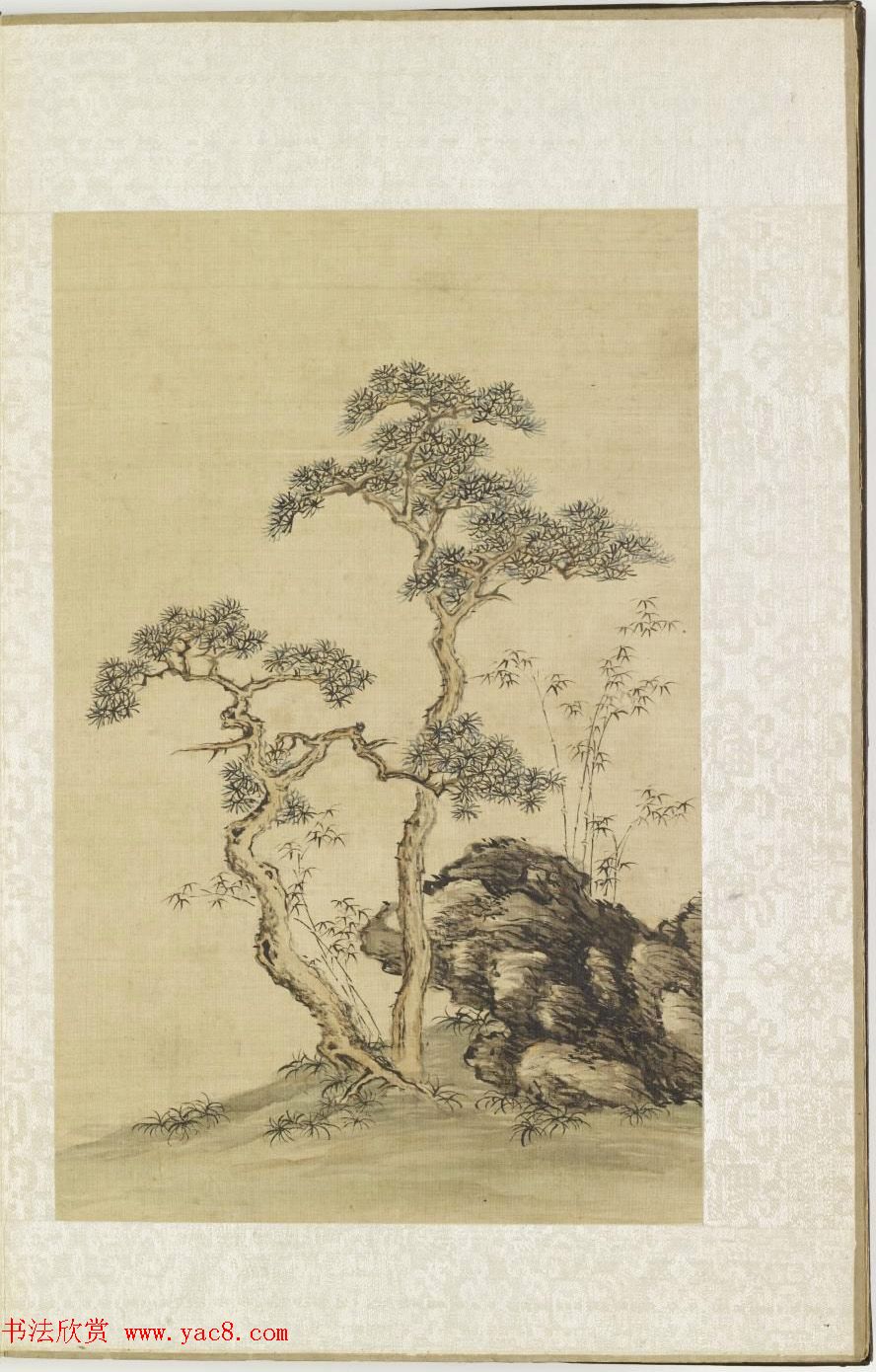 状元于敏中、钱维城书绘《钱茶山书画册》