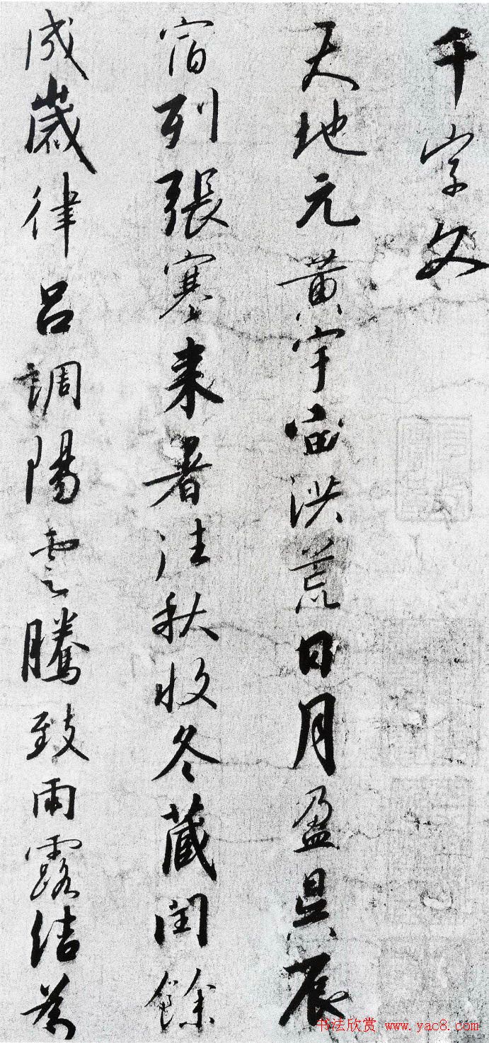 南宋皇帝赵构《行书千字文》书法图片19P