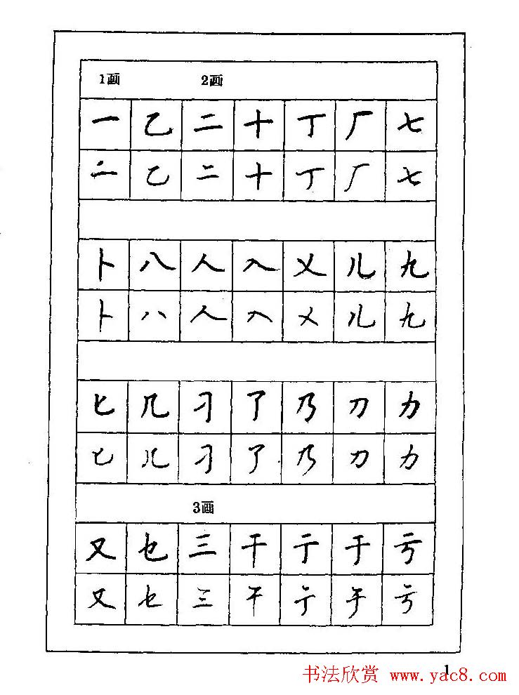 7000通用汉字钢笔楷书行书字帖下载