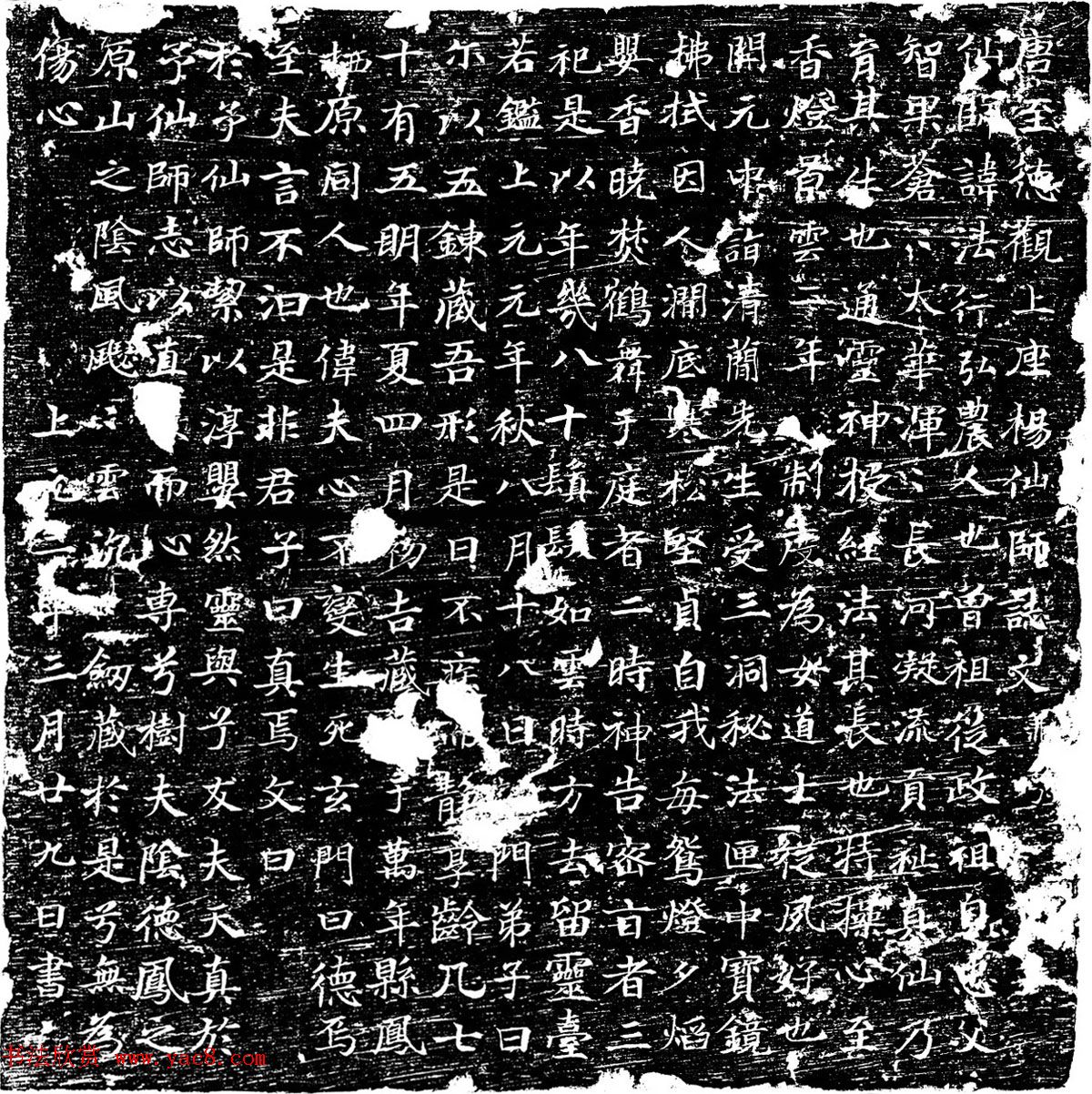 女道士杨法行墓志《唐至德观上座杨仙师志文》