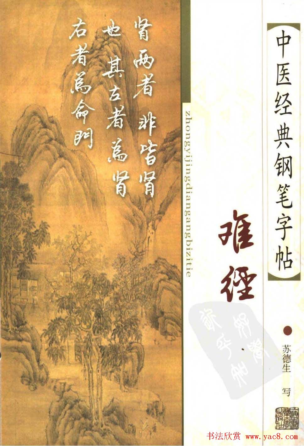 苏德生书法《中医经典钢笔字帖难经》