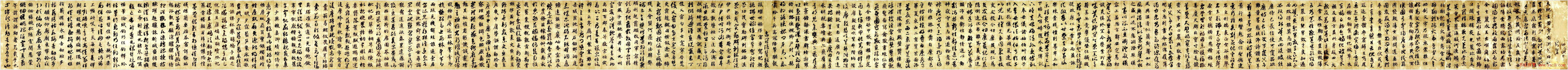 隋代智永真草千字文(墨迹本)长卷