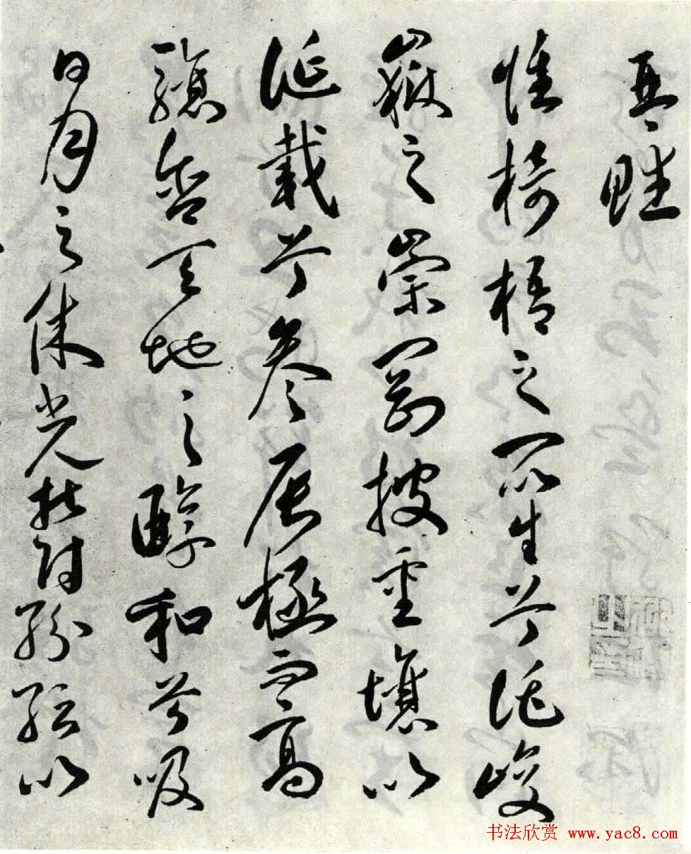 明代祝允明草书作品《琴赋》