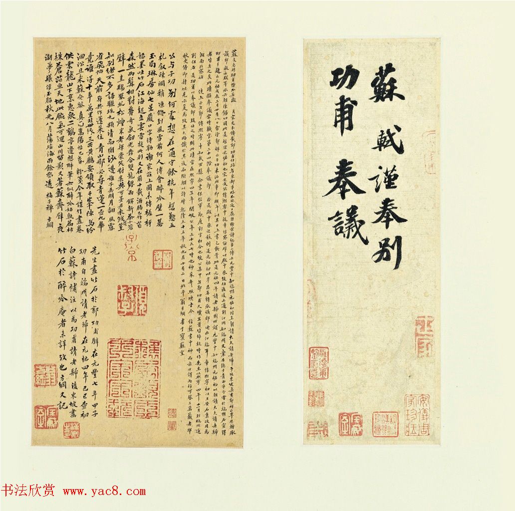 唐宋八大家之一苏轼书法欣赏《功甫帖》