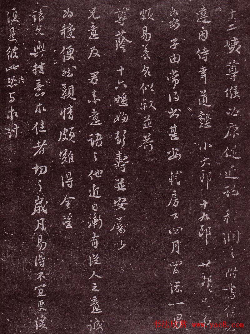 成都西楼苏帖:苏轼行书盗贼纵横帖