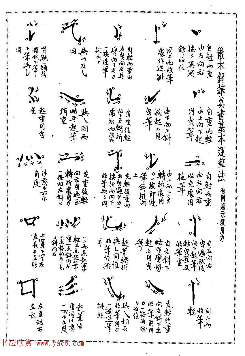 硬笔书法字帖图片《邓散木钢笔字范》