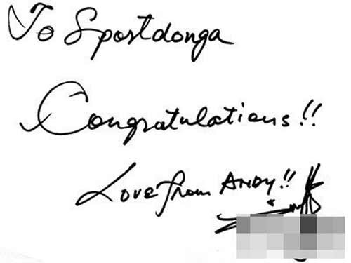 明星写字笔迹大曝光