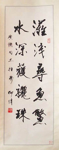 柳倩书法作品欣赏