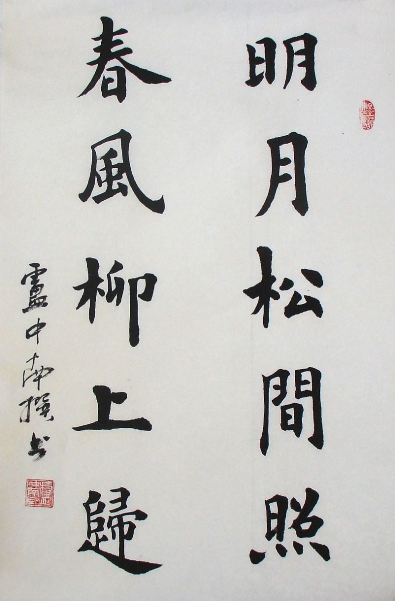 卢中南毛笔书法作品欣赏