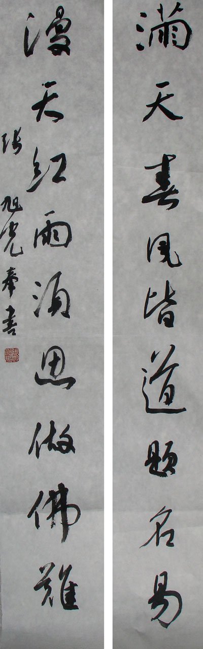 张旭光行草书法作品欣赏