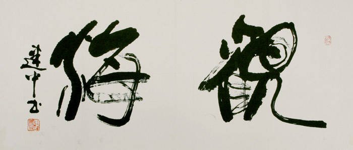 亦书亦画特色象形书法欣赏