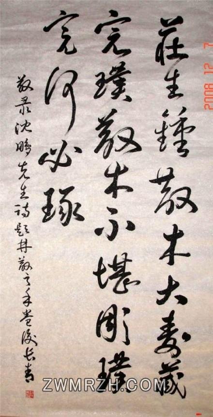 赵长青书法作品欣赏