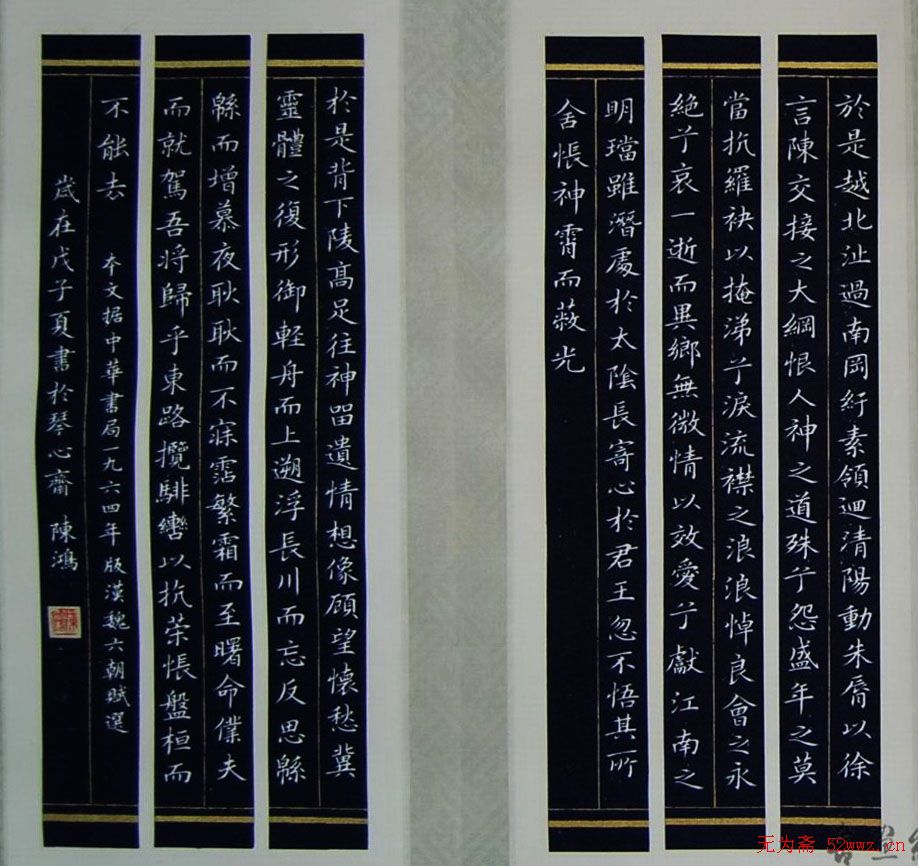 全国首届硬笔中青展一等奖作品公示及评委点评