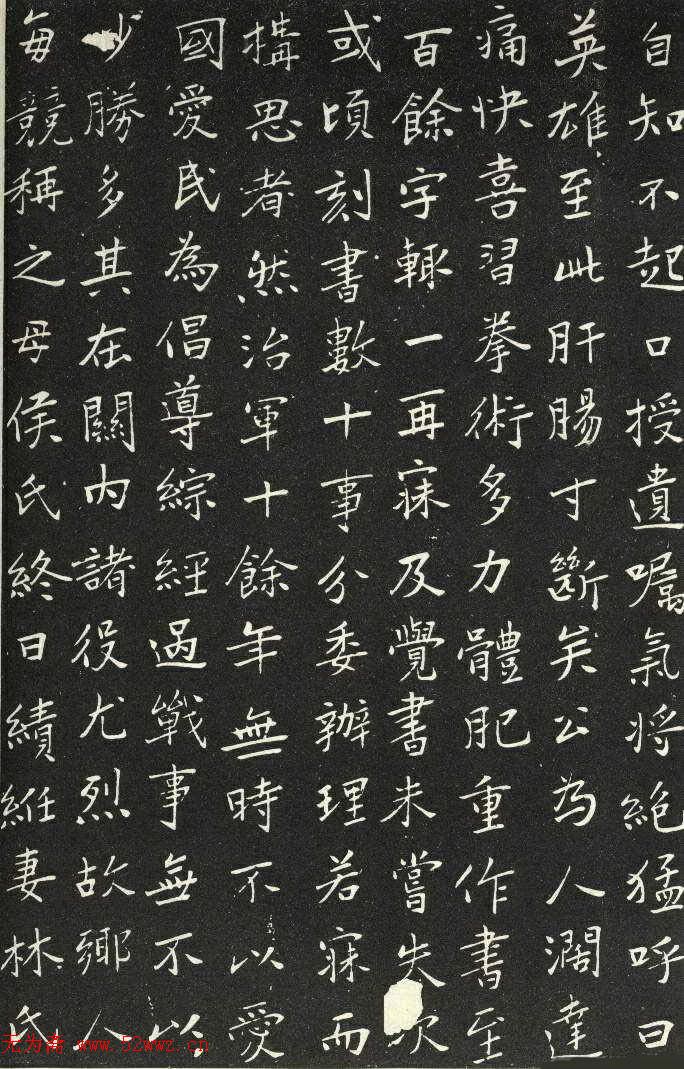 于右任书法《胡励生墓志》 于右任书法《胡励生墓志》