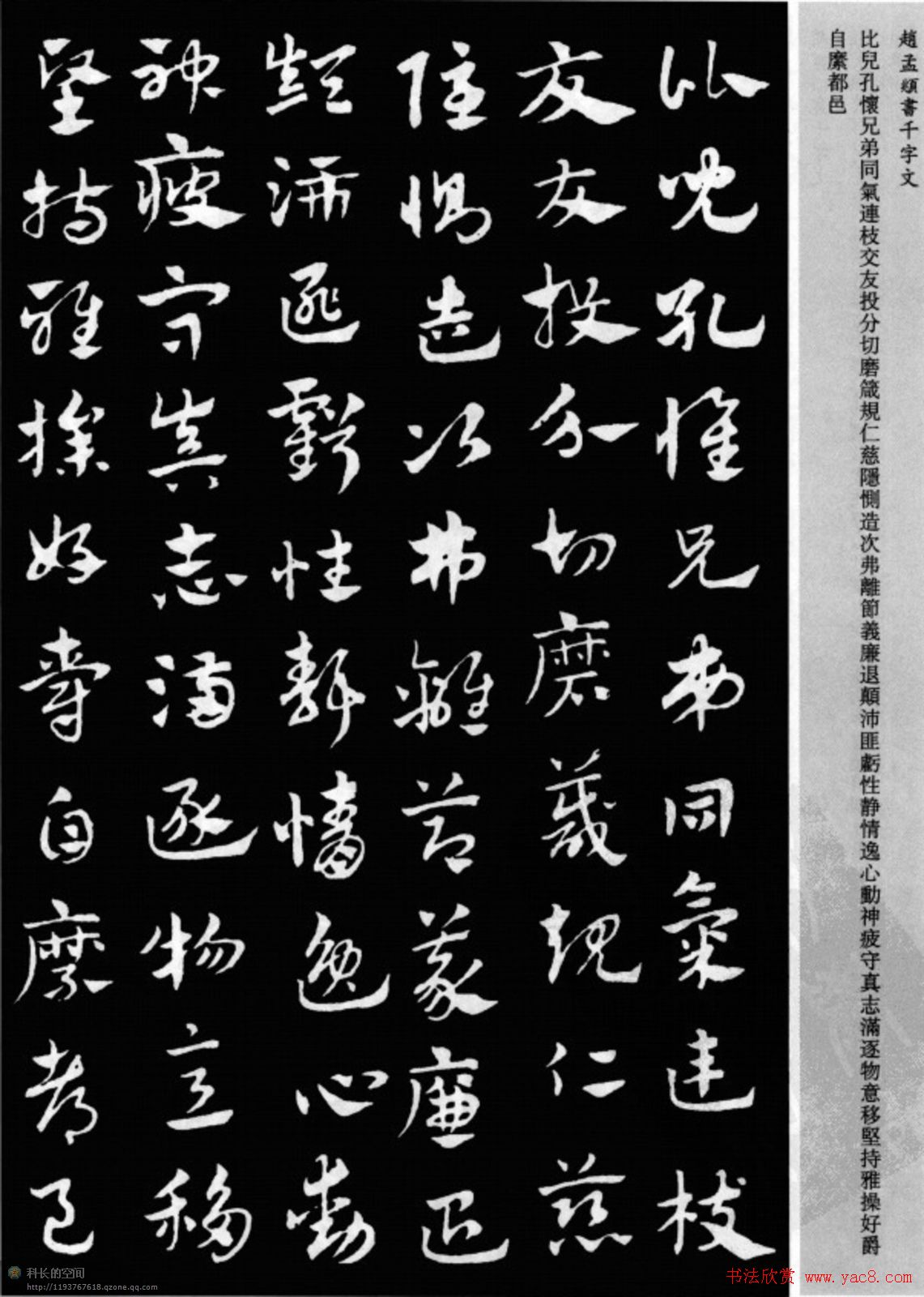 赵孟頫书法章草千字文(附释文)图片17P