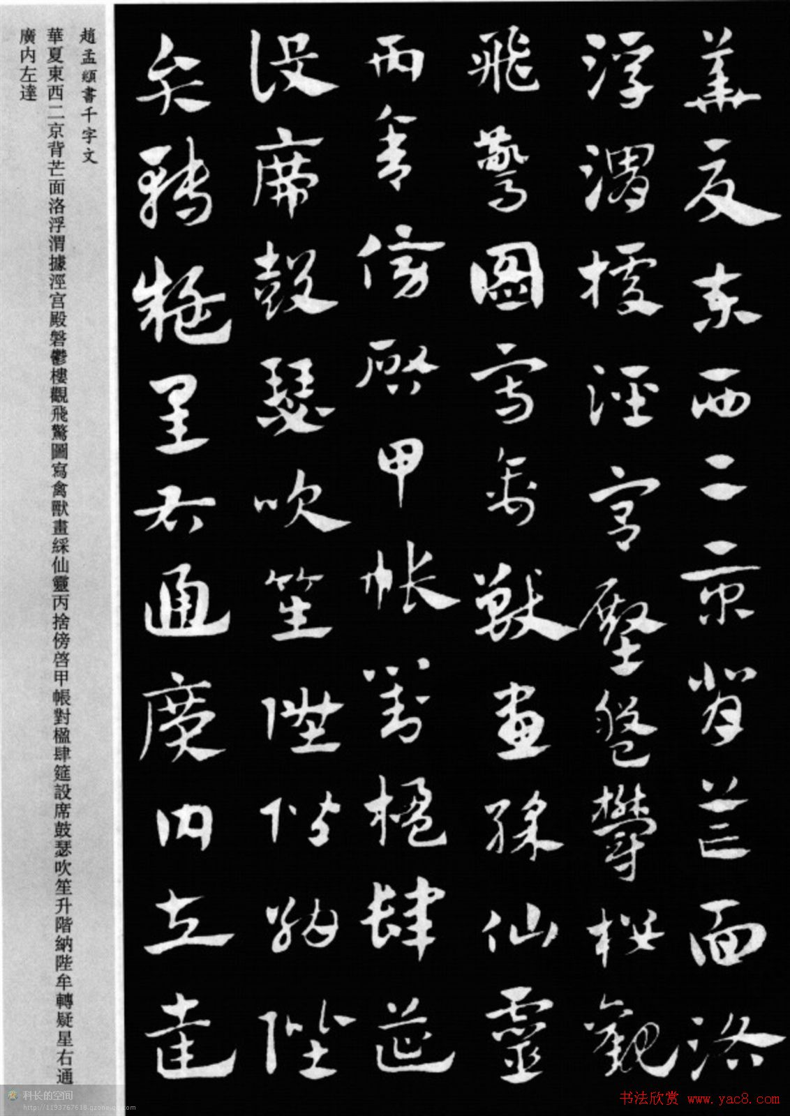 赵孟頫书法章草千字文(附释文)图片17P