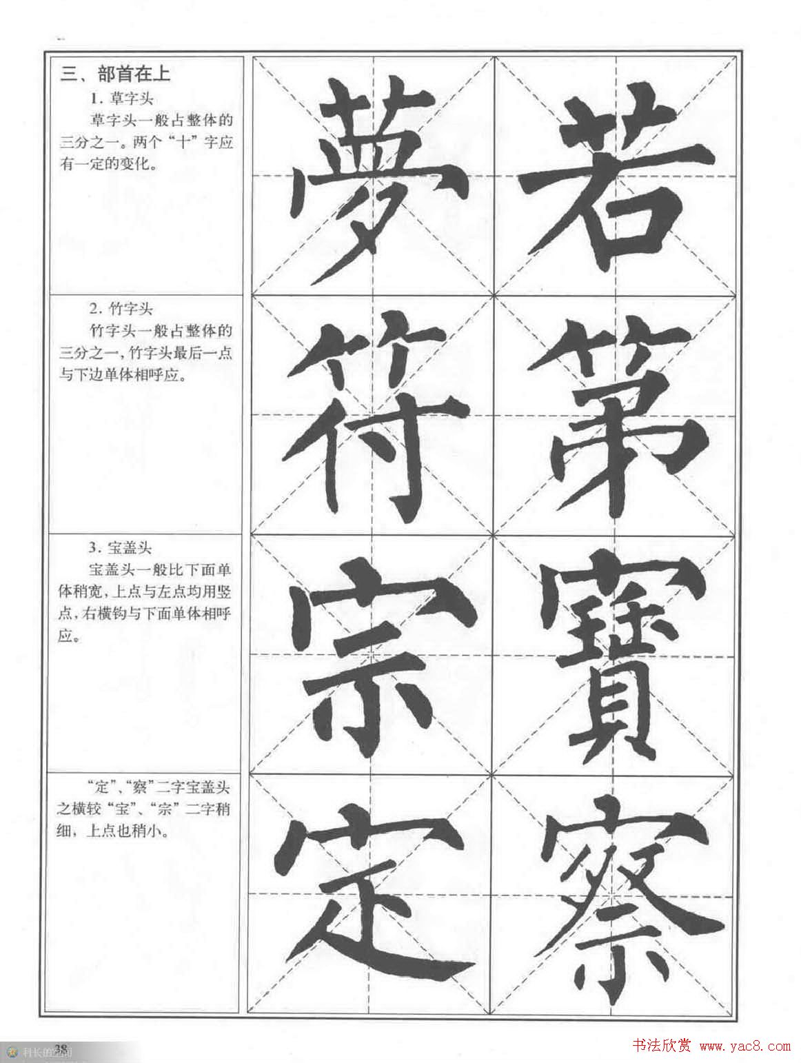 书法教程《柳公权楷书习字帖》