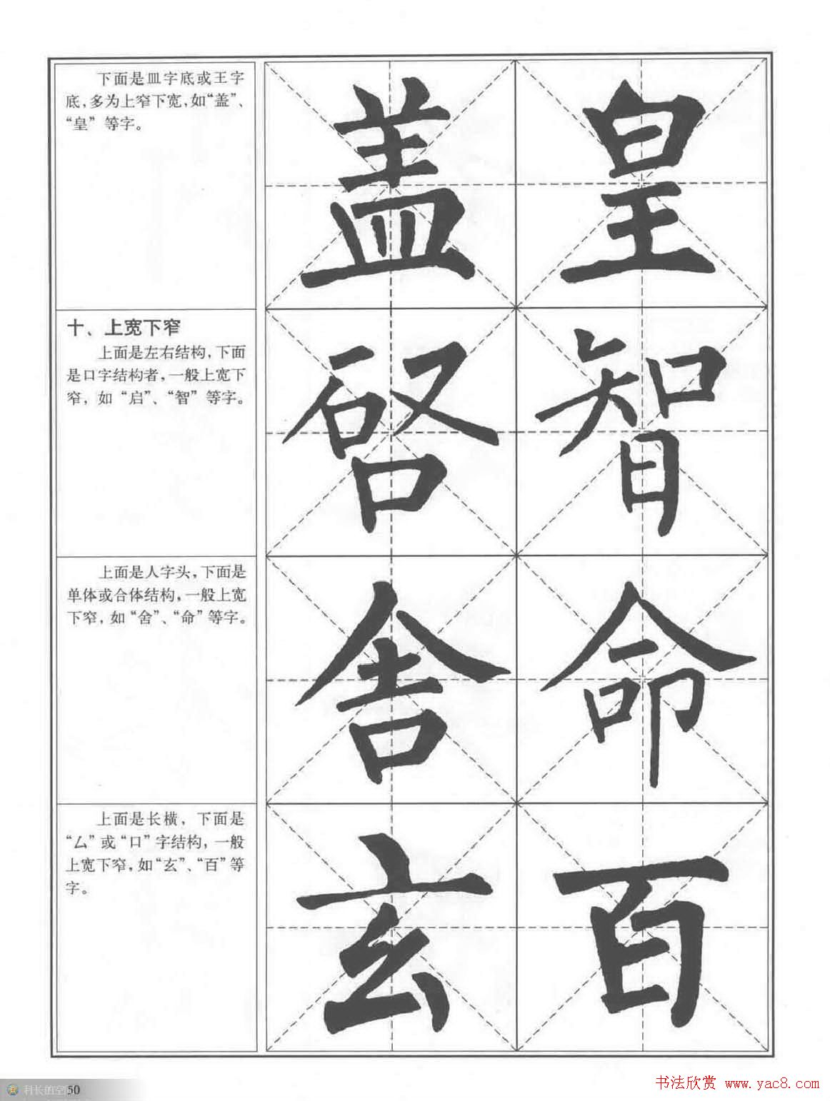 书法教程《柳公权楷书习字帖》