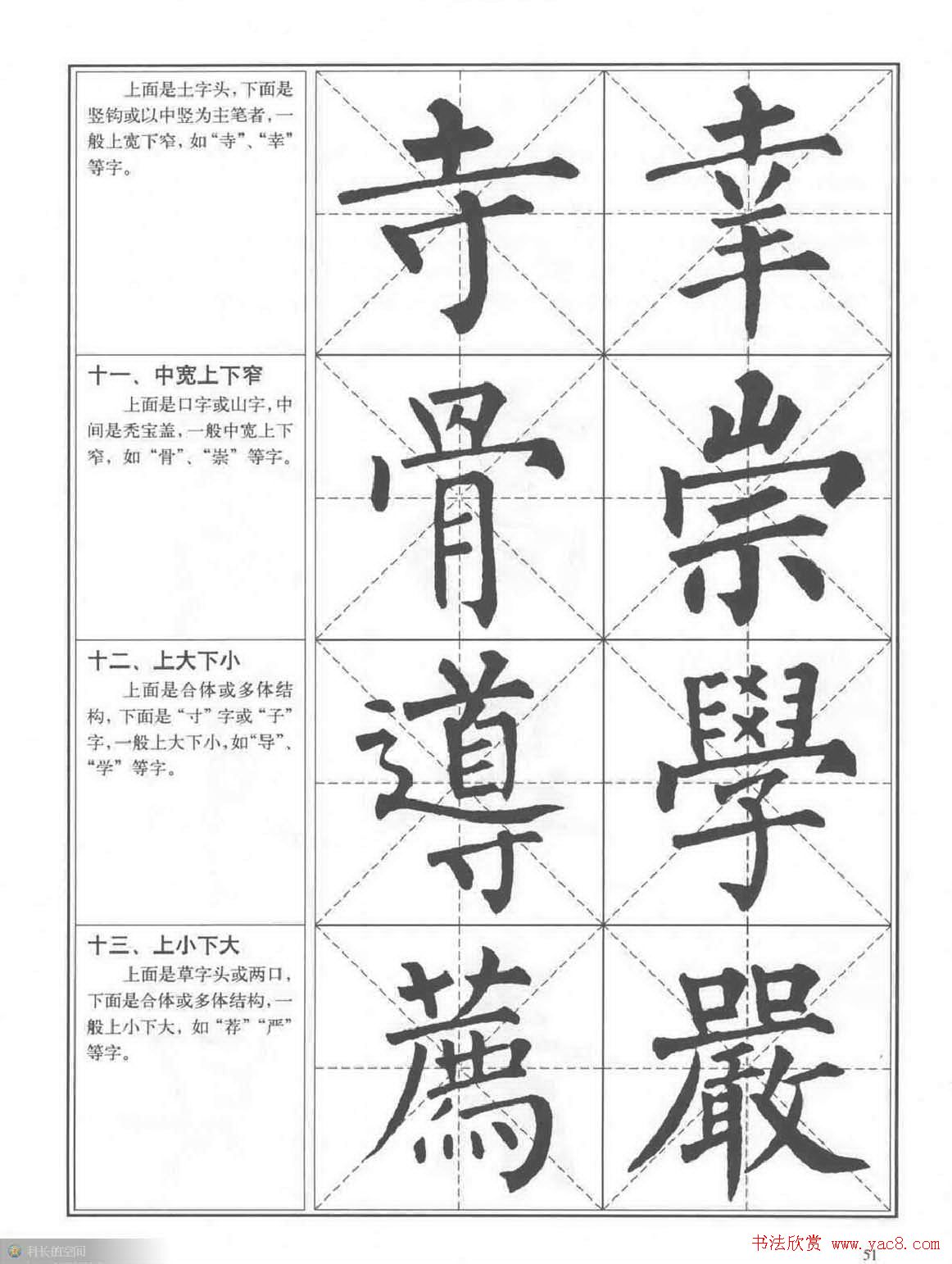 书法教程《柳公权楷书习字帖》