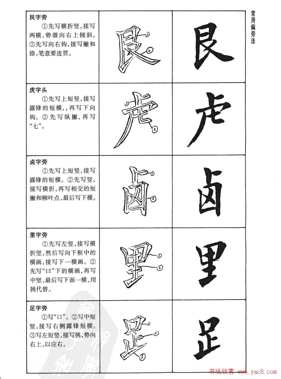 刘小晴书法字帖欣赏《简体楷书书写秘诀》
