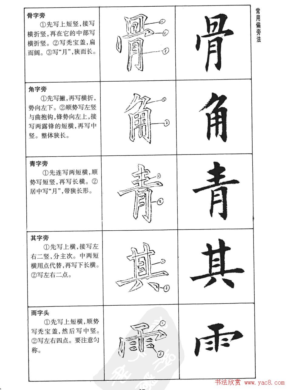 刘小晴书法字帖欣赏《简体楷书书写秘诀》