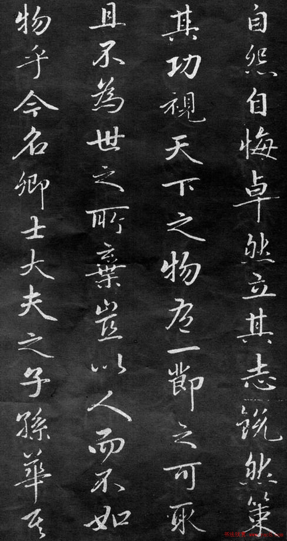 赵孟頫行书欣赏《不自弃文》大图