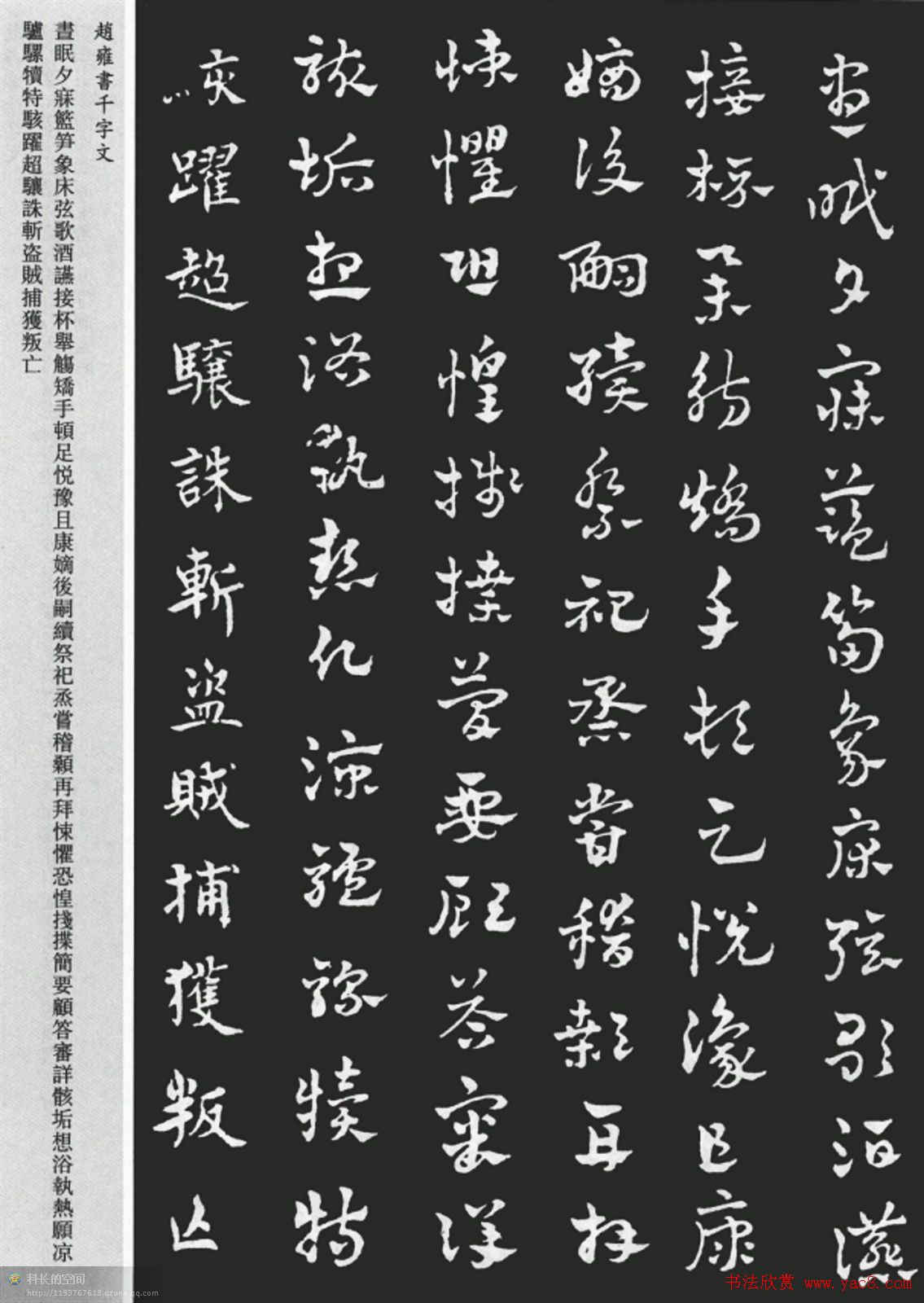 赵雍书法《章草千字文》大图欣赏