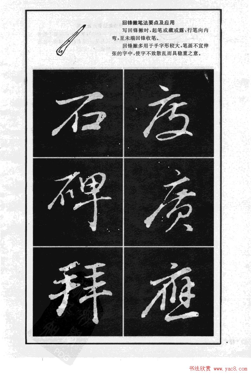 董其昌行书字帖欣赏《龙神感应笔法举要》