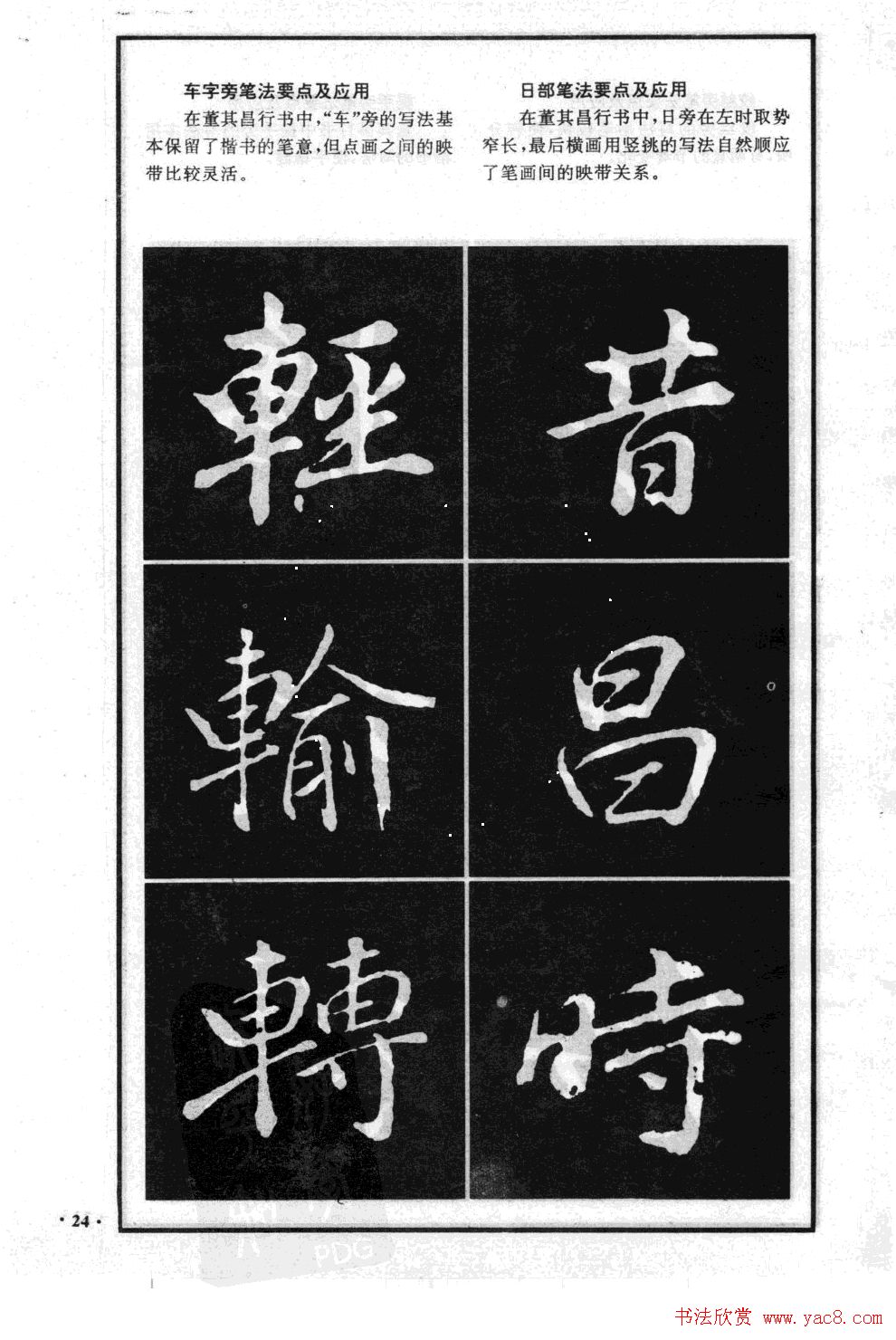 董其昌行书字帖欣赏《龙神感应笔法举要》