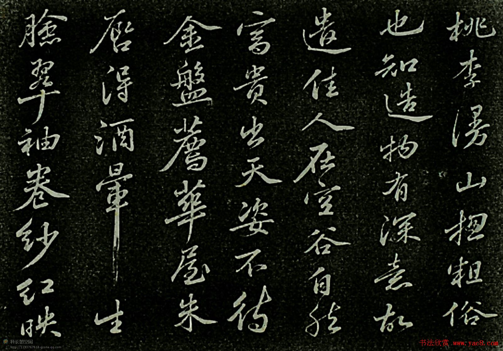 苏东坡书法欣赏《定慧院海棠诗》