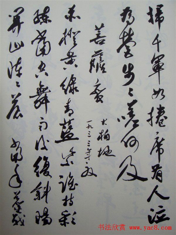 郭沫若书法欣赏《毛主席诗词三十七首》