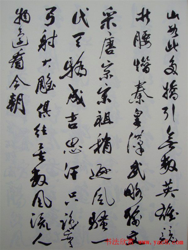 郭沫若书法欣赏《毛主席诗词三十七首》