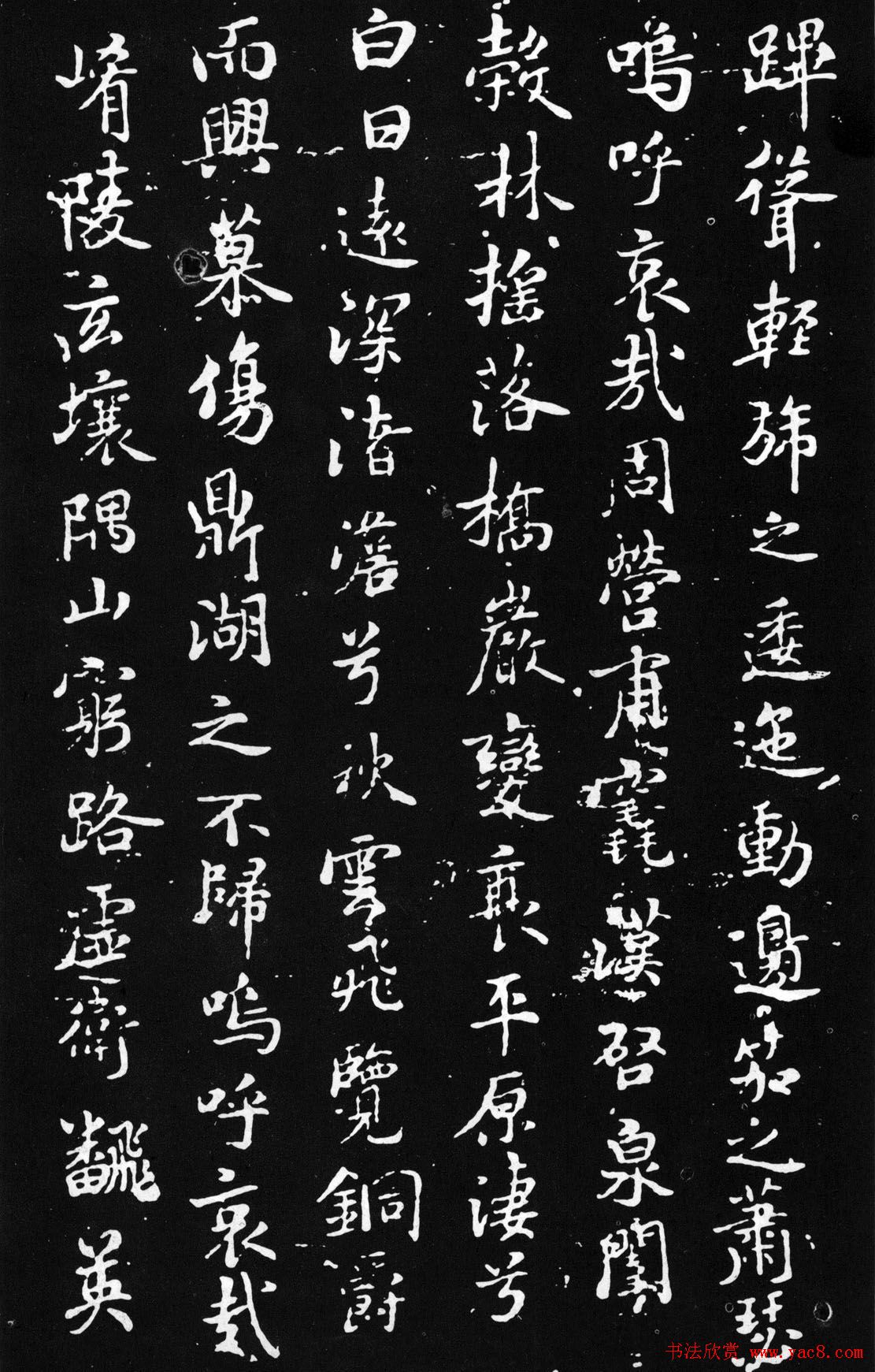 褚遂良楷书欣赏《文皇哀册》拓本