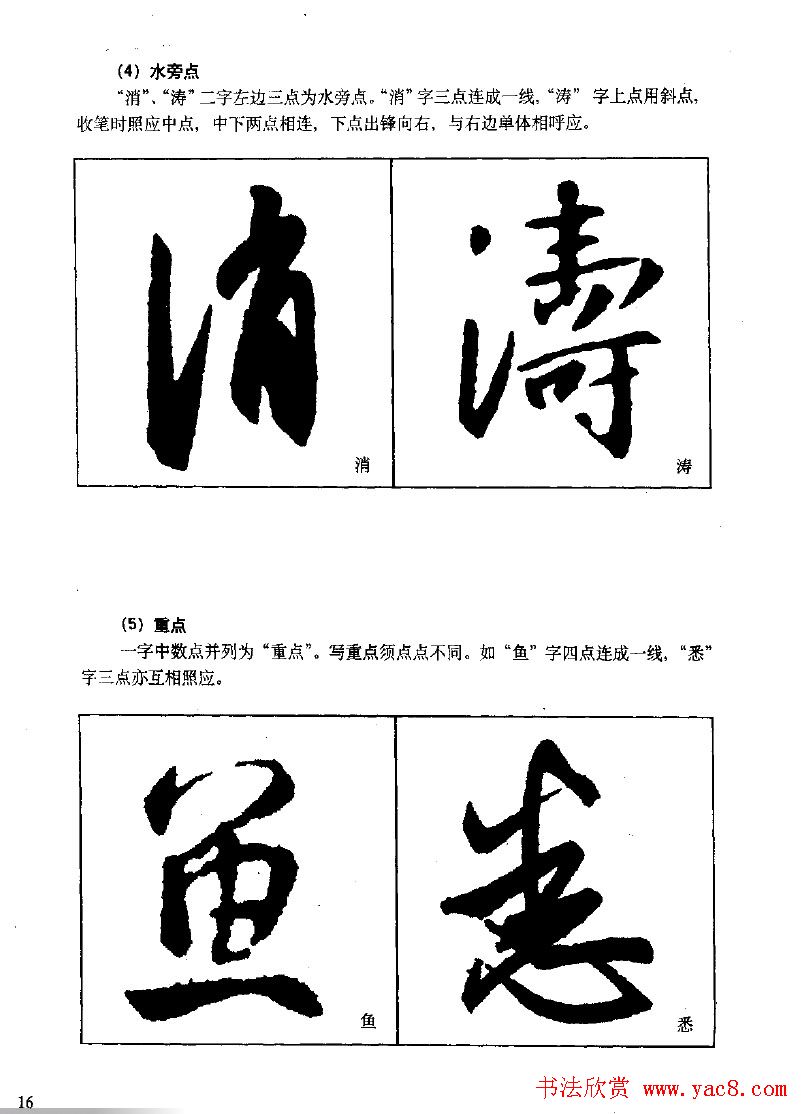 《王羲之行书入门》书法字帖用笔篇