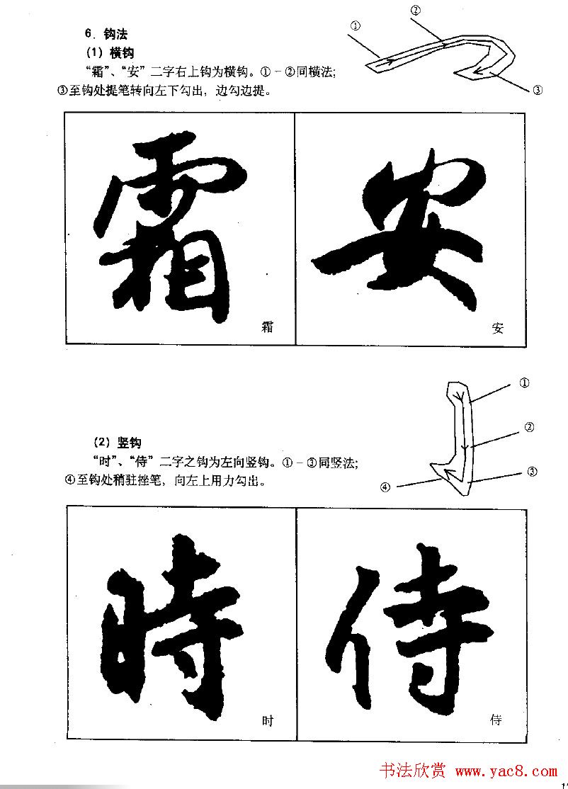 《王羲之行书入门》书法字帖用笔篇