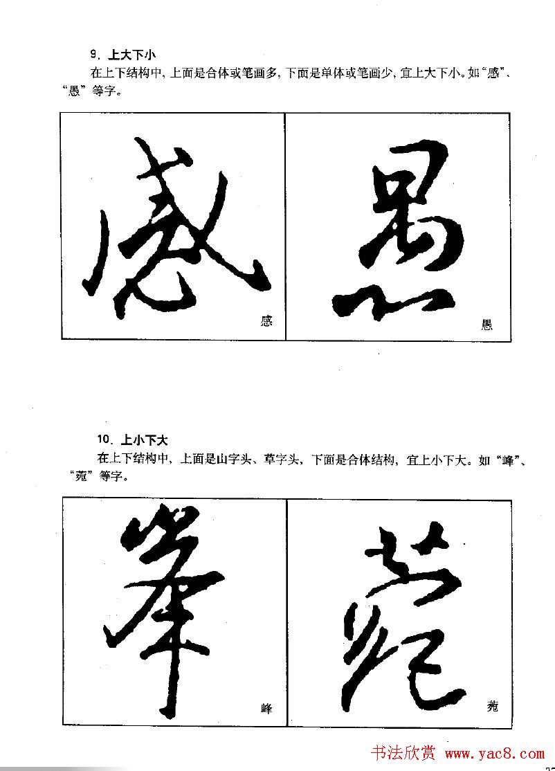 《王羲之行书入门》书法字帖结体篇