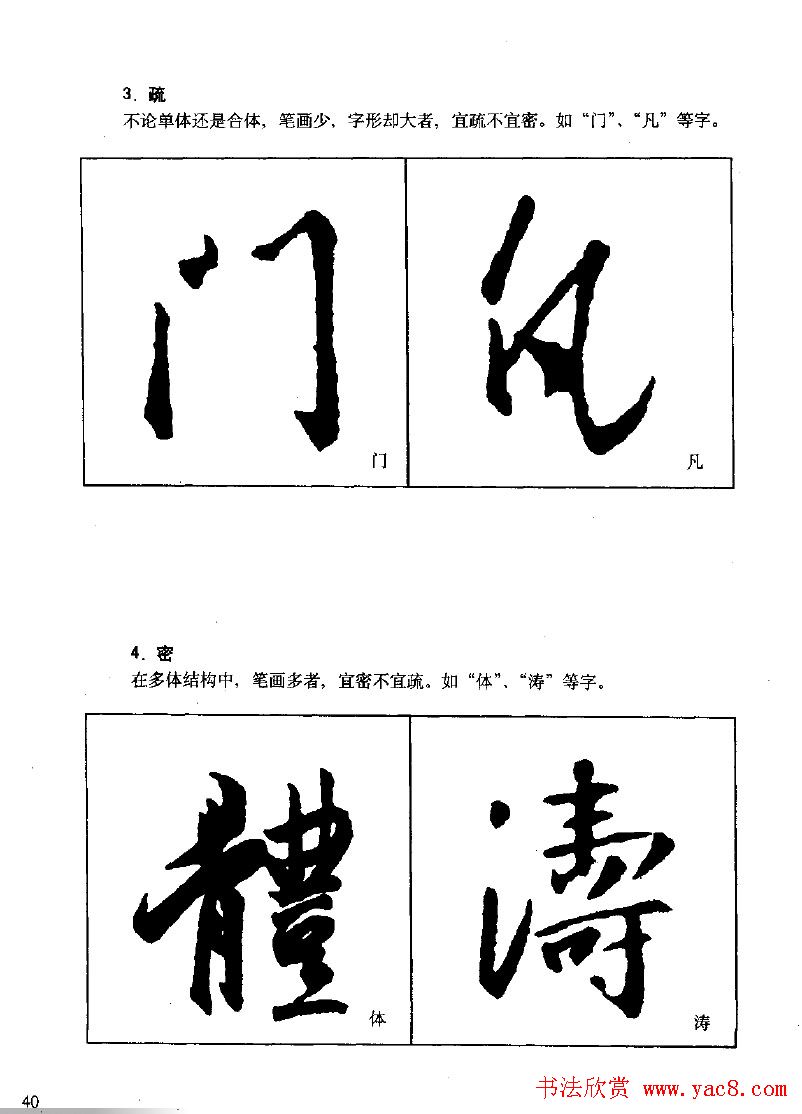 《王羲之行书入门》书法字帖结体篇