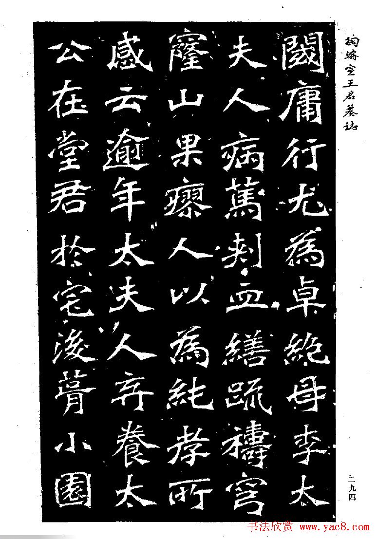 陶浚宣魏书欣赏《王君墓志》