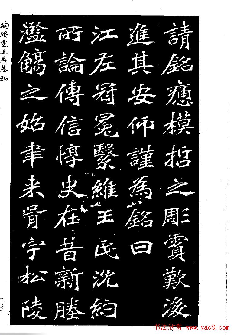 陶浚宣魏书欣赏《王君墓志》