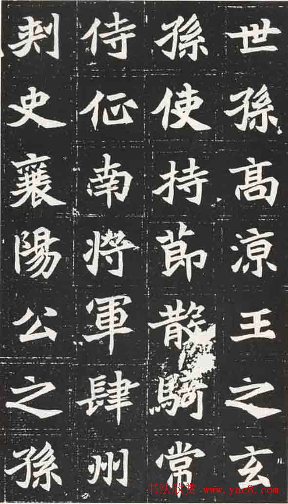 北魏楷书欣赏《元苌墓志》